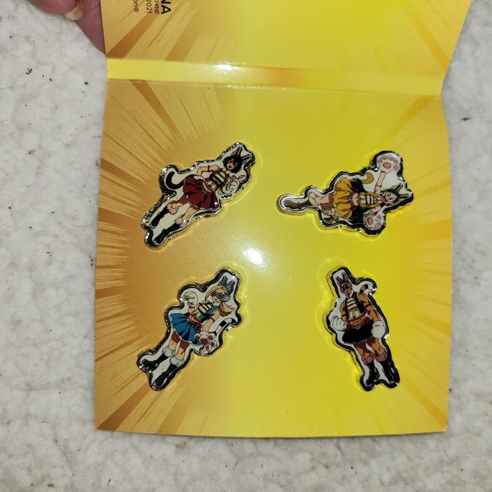 My Hero Academia Wild Wild Pussycats Enamel Pin Set (4) Katsuki‎ Meow Ver...